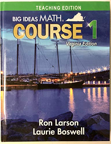 Beispielbild fr Big Ideas Math, Course 1, Teaching edition, Virginia edition zum Verkauf von Walker Bookstore (Mark My Words LLC)