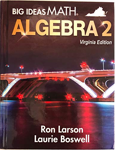 Beispielbild fr Big Ideas Math Algebra 2, Virginia Edition. zum Verkauf von SecondSale