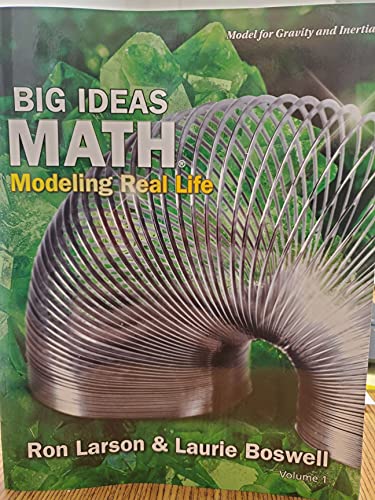 Imagen de archivo de Big Ideas Math: Modeling Real Life - (Grade K) Student Edition (Volume 1) a la venta por Gulf Coast Books