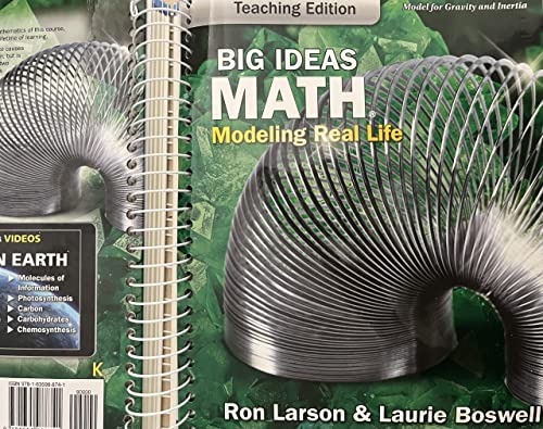 Stock image for Big Ideas Math, Modeling Real Life, Grade K, Volume 2: Teaching Edition, New Edition (2019 Copyright) for sale by ~Bookworksonline~