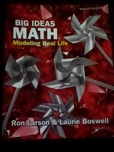 Stock image for Big Ideas Math: Modeling Real Life - (Grade 1) Student Edition (Volume 2) for sale by Front Cover Books