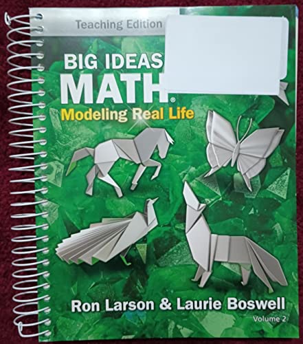 Beispielbild fr Big Ideas Math: Modeling Real Life (Grade 3) Volume 2 zum Verkauf von Booksavers of MD