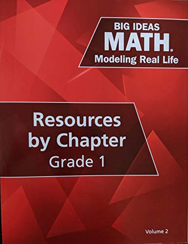 Stock image for Big Ideas Math: Modeling Real Life - Grade 1 Resources by Chapter, Volume 2, c. 2019, 9781635989656, 1635989655 for sale by ThriftBooks-Atlanta