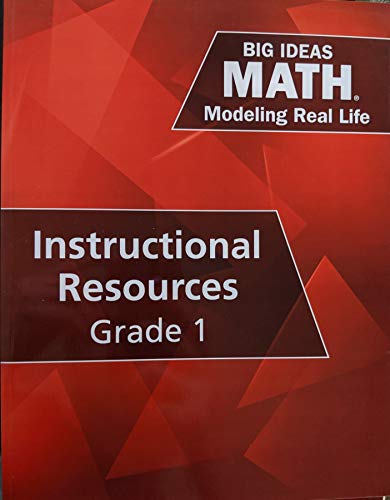 Stock image for Big Ideas Math: Modeling Real Life - Grade 1 Instructional Resources Book, c. 2019, 9781635989670, 1635989671 for sale by Blue Vase Books