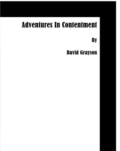 Stock image for Adventures In Contentment (Large Print) for sale by GF Books, Inc.