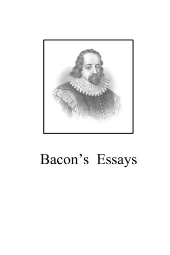 Beispielbild fr Bacon's Essays zum Verkauf von Better World Books