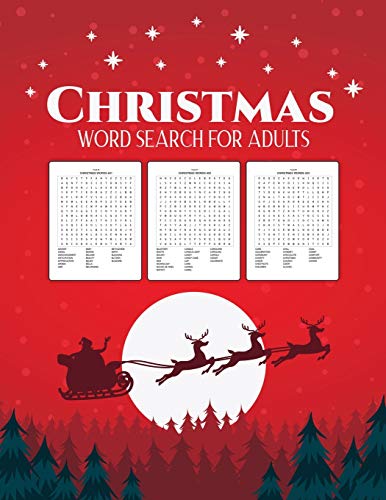 Imagen de archivo de Christmas Word Search for Adults: Puzzle Book - Holiday Fun For Adults and Kids - Activities Crafts - Games a la venta por Bookmonger.Ltd