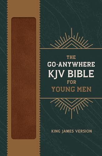 Stock image for The Go-Anywhere KJV Bible for Young Men [Woodgrain Chestnut] for sale by PlumCircle