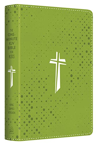 Stock image for The One-Minute Bible for Kids: King James Version, Neon Green Cross for sale by GF Books, Inc.