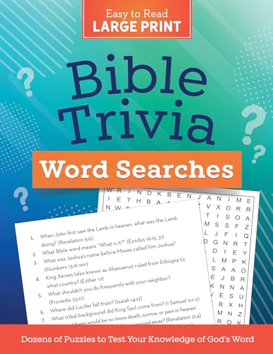 Beispielbild fr Bible Trivia Word Searches Large Print zum Verkauf von Blackwell's