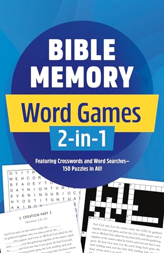 Beispielbild fr Bible Memory Word Games 2-In-1 zum Verkauf von PBShop.store US