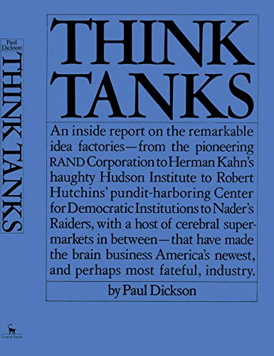 Stock image for Think Tanks for sale by ThriftBooks-Atlanta