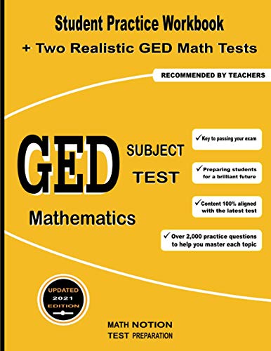Beispielbild fr GED Subject Test Mathematics: Student Practice Workbook + Two Realistic GED Math Tests zum Verkauf von Lucky's Textbooks