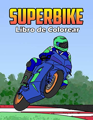 9781636380216: Superbike Libro de Colorear