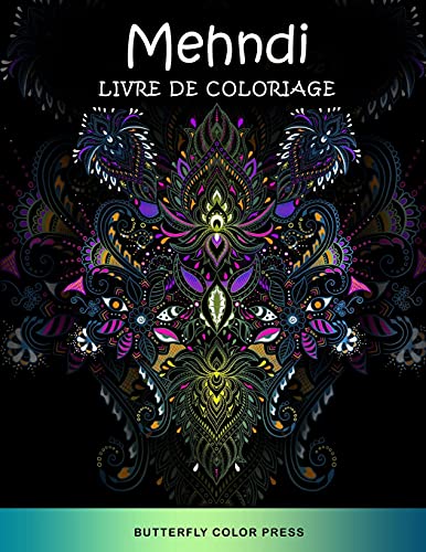 Imagen de archivo de Mehndi Livre de Coloriage (French Edition) a la venta por Big River Books