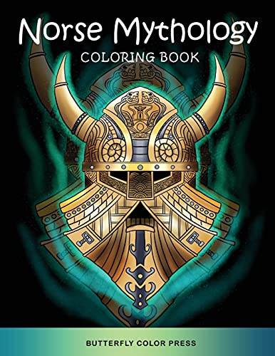 Imagen de archivo de Norse Mythology Coloring Book: Adult Coloring Book with Amazing Designs for Relaxation and Fun a la venta por GF Books, Inc.
