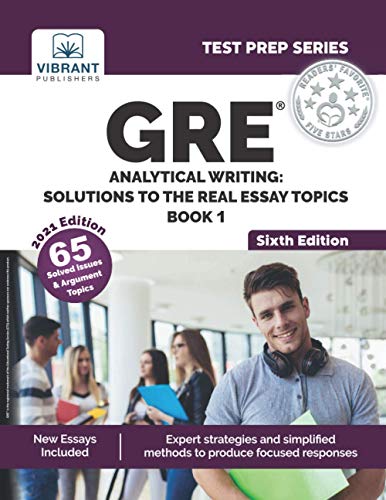 Stock image for GRE Analytical Writing: Solutions to the Real Essay Topics - Book 1 (Sixth Edition) for sale by ThriftBooks-Dallas