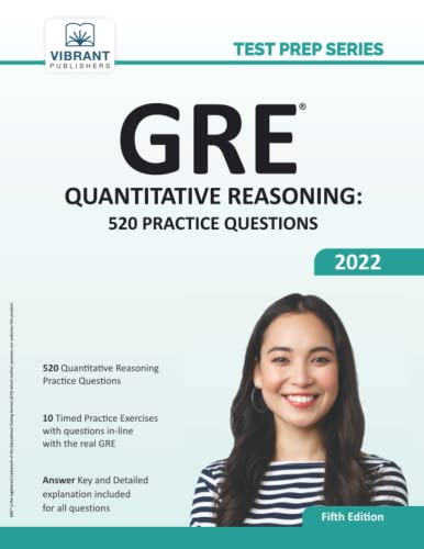 Beispielbild fr GRE Quantitative Reasoning: 520 Practice Questions (Test Prep Series) zum Verkauf von BooksRun