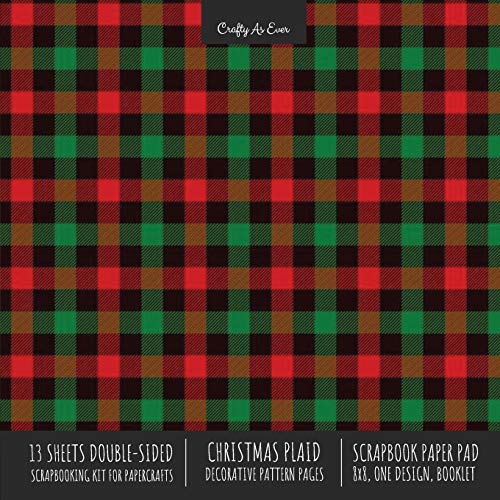 Stock image for Christmas Plaid Scrapbook Paper Pad 8x8 Scrapbooking Kit For Cardmaking Gifts, Diy Crafts, Printmaking, Papercrafts, Holiday Decorative Pattern Pages for sale by GreatBookPrices