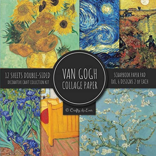 Stock image for Van Gogh Collage Paper for Scrapbooking: Famous Paintings, Fine Art Prints, Vintage Crafts Decorative Paper for sale by GF Books, Inc.
