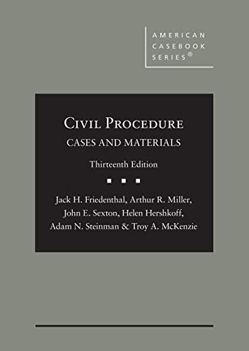 Imagen de archivo de Civil Procedure: Cases and Materials (American Casebook Series) a la venta por BooksRun