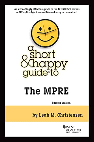 Beispielbild fr A Short & Happy Guide to the MPRE (Short & Happy Guides) zum Verkauf von Revaluation Books