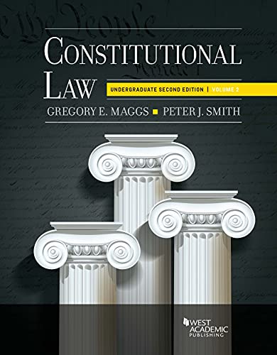 Beispielbild fr Constitutional Law : Undergraduate Edition, Volume 2 zum Verkauf von Better World Books