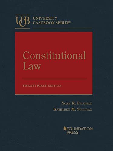 Stock image for Constitutional Law (University Casebook Series) for sale by GF Books, Inc.