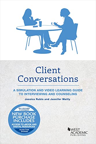 Stock image for Client Conversations: A Simulation and Video Learning Guide to Interviewing and Counseling for sale by BarristerBooks