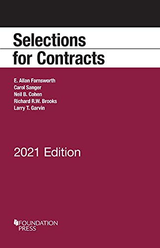 Imagen de archivo de Selections for Contracts, 2021 Edition (Selected Statutes) a la venta por BooksRun