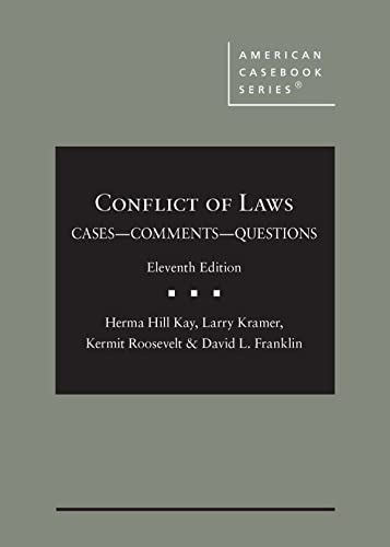 Stock image for Conflict of Laws, Cases, Comments, and Questions (American Casebook Series) for sale by HPB-Red