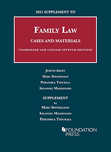 Beispielbild fr 2021 Supplement to Family Law, Cases and Materials, Unabridged and Concise (University Casebook Series) zum Verkauf von Monster Bookshop
