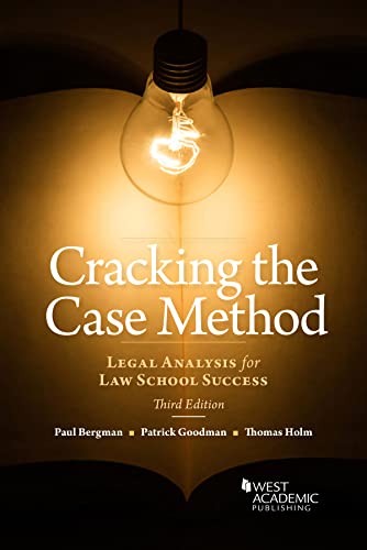 Imagen de archivo de Cracking the Case Method, Legal Analysis for Law School Success (Academic and Career Success Series) a la venta por BooksRun