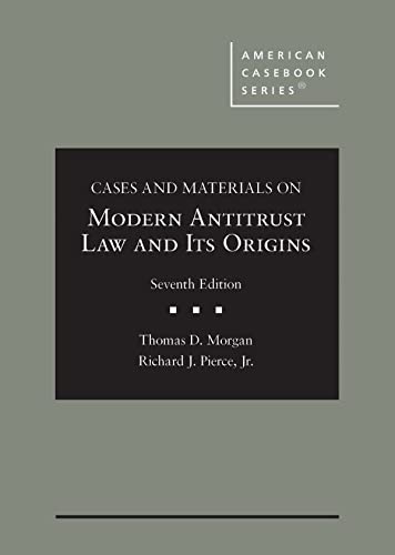 Beispielbild fr Cases and Materials on Modern Antitrust Law and Its Origins (American Casebook Series) zum Verkauf von BooksRun