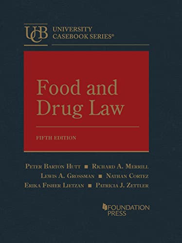 Beispielbild fr Food and Drug Law (University Casebook Series) zum Verkauf von BooksRun