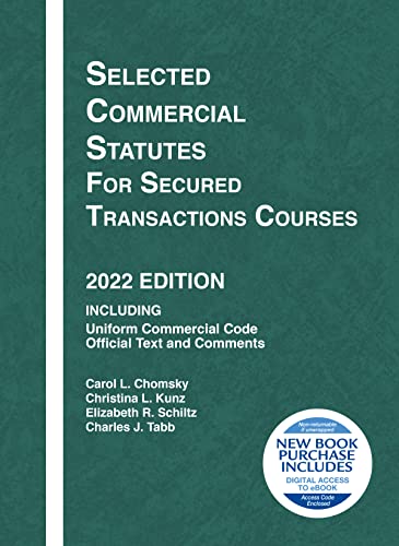 Beispielbild fr Selected Commercial Statutes for Secured Transactions Courses, 2022 Edition (Selected Statutes) zum Verkauf von BooksRun