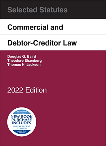 Stock image for Commercial and Debtor-Creditor Law Selected Statutes, 2022 Edition for sale by ThriftBooks-Atlanta
