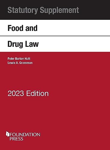 Stock image for Food and Drug Law, 2023 Statutory Supplement for sale by PBShop.store US