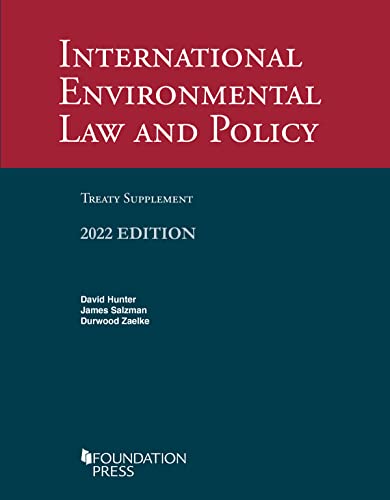 9781636599762: International Environmental Law and Policy, 2022 Treaty Supplement (University Casebook Series)
