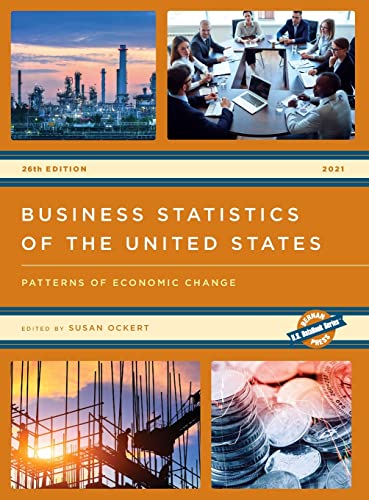 Beispielbild fr Business Statistics of the United States 2021 : Patterns of Economic Change zum Verkauf von Buchpark