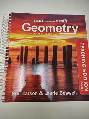 Stock image for Big Ideas Florida's Best Std Math 2023 Geometry Teacher Edition Vol 2 ; 9781637362365 ; 1637362366 for sale by APlus Textbooks