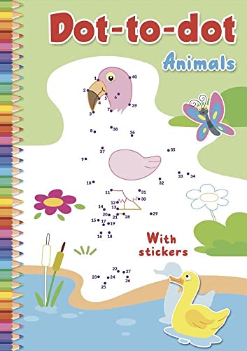 Imagen de archivo de Dot-to-Dot Animals: With stickers a la venta por HPB-Diamond