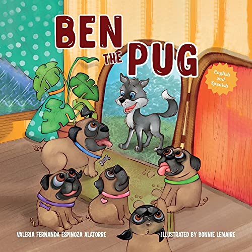 Beispielbild fr Ben The Pug (English-Spanish Edition) zum Verkauf von PlumCircle