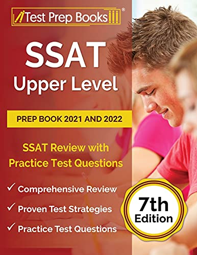 Stock image for SSAT Upper Level Prep Book 2021 and 2022: SSAT Review with Practice Test Questions [7th Edition] for sale by ThriftBooks-Dallas