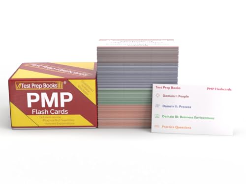 9781637752814: Schede di studio PMP: Preparazione all'esame PMP 2025-2026 con domande sui test pratici che coprono la 7a edizione PMBOK [Schede a colori]