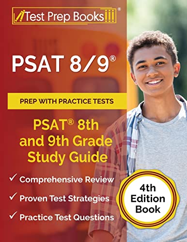 Beispielbild fr PSAT 8/9 Prep with Practice Tests: PSAT 8th and 9th Grade Study Guide [4th Edition Book] zum Verkauf von BooksRun