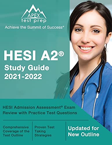 Beispielbild fr HESI A2 Study Guide 2021-2022: HESI Admission Assessment Exam Review with Practice Test Questions [Updated for New Outline] zum Verkauf von ThriftBooks-Dallas