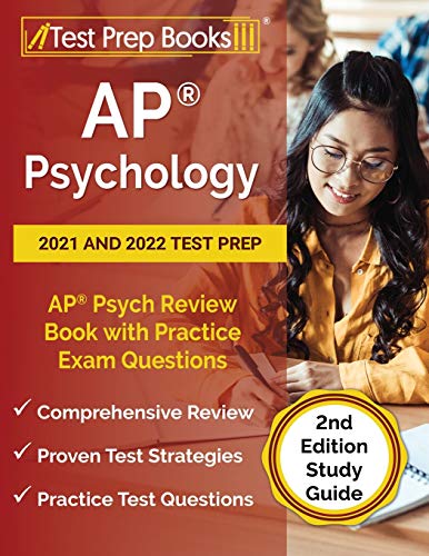 Stock image for AP Psychology 2021 and 2022 Test Prep : AP Psych Review Book with Practice Exam Questions [2nd Edition Study Guide] for sale by Better World Books