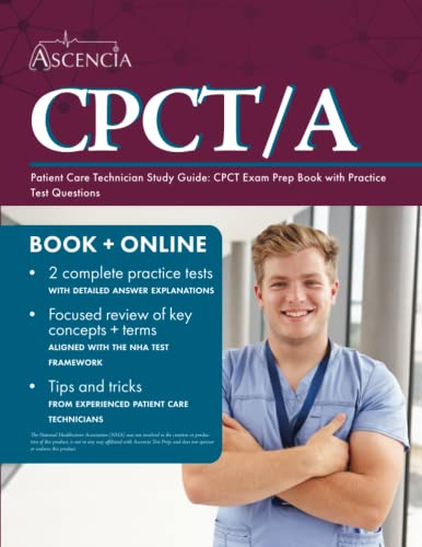 

Patient Care Technician Study Guide: CPCT Exam Prep Book with Practice Test Questions (Paperback or Softback)