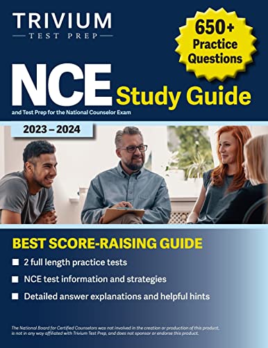 NCE Study Guide 2023-2024: 650+...